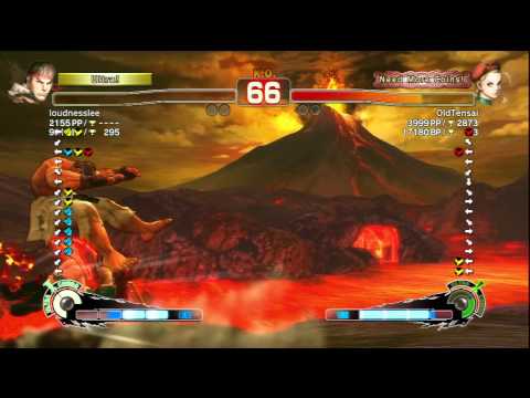 loudnesslee [Ryu] Vs OldTensai [Cammy] SSF4 AE Online Ranked Matches - PSN