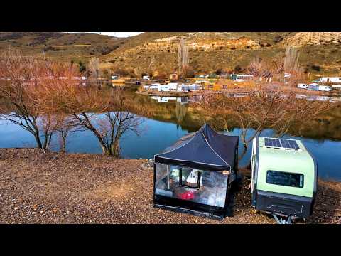 Unprätentiöses Familien-Wohnwagencamping am See