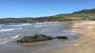 Waves and beach - Whitesands Bay, St David's, Pembrokeshire, Yewdale Cottage
