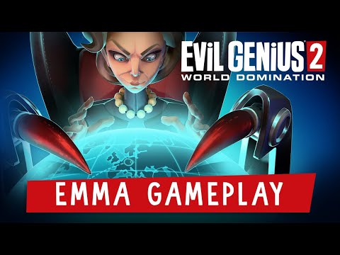 Evil Genius 2: World Domination – Emma Gameplay Trailer (Feat. Samantha Bond)