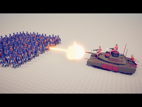TANK vs ARMIES - Totally Accurate Battle Simulator TABS