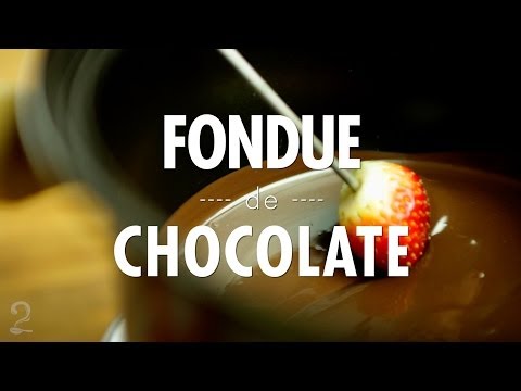 Aprenda a fazer um delicioso fondue de chocolate