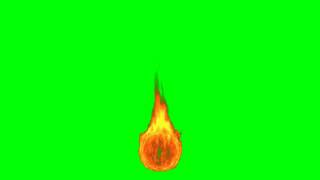 Fireball Burns (green screen)