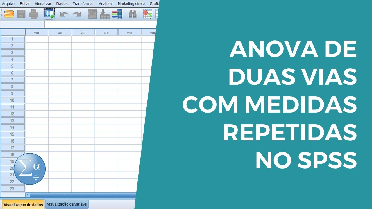 ANOVA de 2 vias com medidas repetidas no SPSS (Aula 7.2)