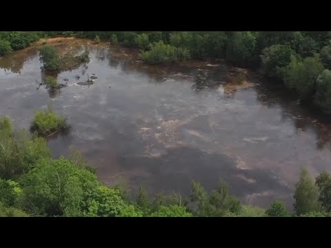 Acidic tar pits affecting UK livelihoods