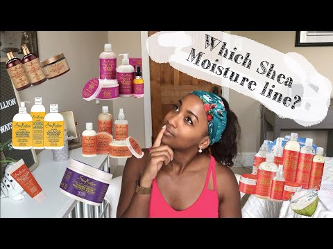 💇 A COMPLETE GUIDE to every Shea Moisture lines -...
