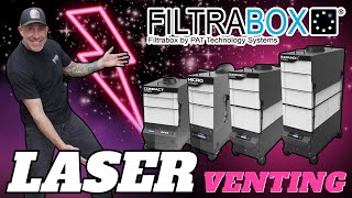 HOW TO Vent a Laser Engraver Indoors | Filtrabox HEPA Filters