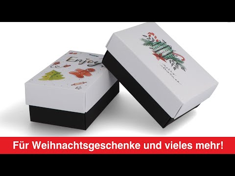 Artikelvideo 1 für 2 BUNTBOX Weihnachten L Geschenkboxen-Set weiß, Artikelnummer 304107