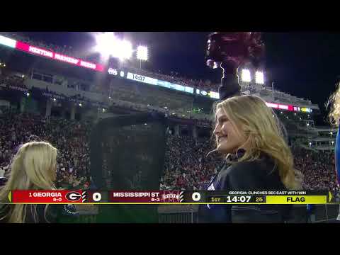 NCAAF 2022 Week #11 - Georgia Bulldogs @ Mississippi State Bulldogs