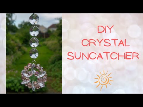 How to make Easy Twinkling Crystal beaded Suncatcher 🌞 DIY Jewellery making Tutorial
