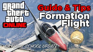 Formation Flight Gold Guide & Tips (GTA Online Flight School Update Gameplay)