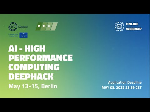AI-High Performance Computing DeepHack Challenge Webinar