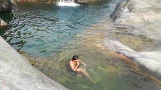 preview picture of video 'Arippara water falls  swimming enjo my holiday'