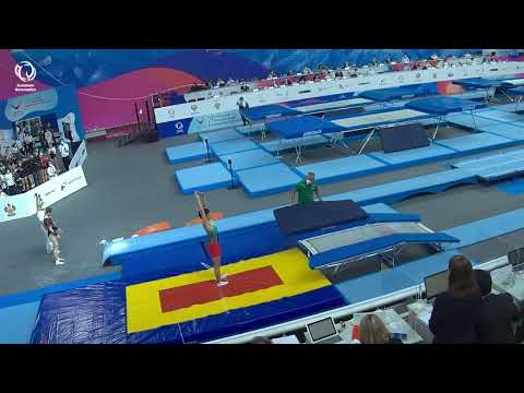 Martim LAVADO (POR) - 2021 junior European bronze medallist, Double Mini-Trampoline