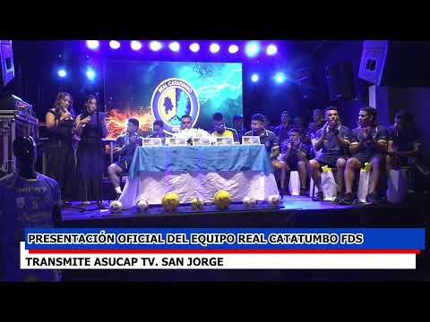 050826 presentaciÓn oficial del equipo real catatumbo fds