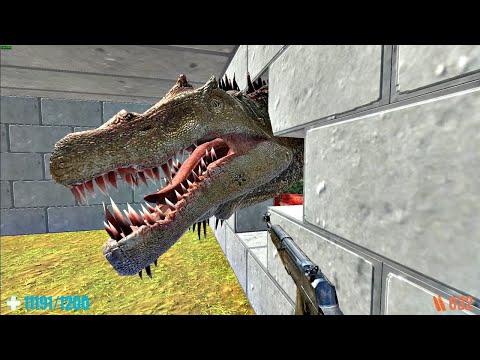 Survive in Grasslands with Dinosaurs. FPS Perspective! Animal Revolt Battle Simulator