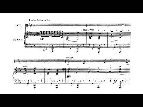 Henri Vieuxtemps - Elegie for viola and piano Op. 30 (LATE HALLOWEEN TRIBUTE)