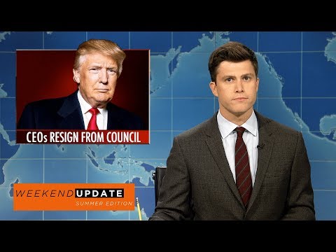 Weekend Update on CEOs Resigning from Trump's Economic Councils - SNL