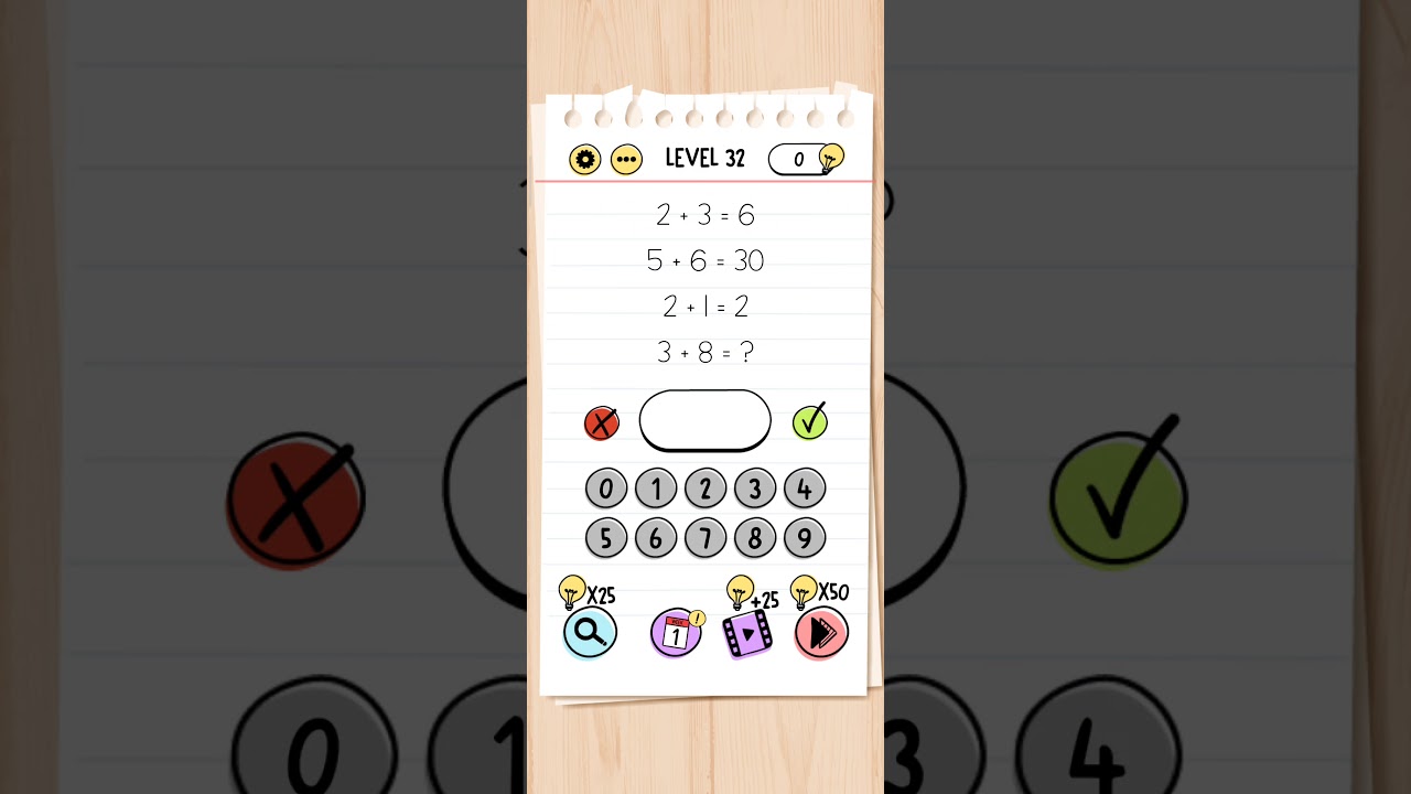 Brain test level 30 to 40