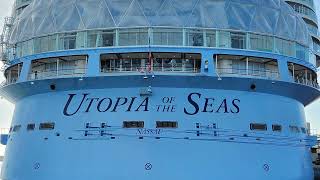 Utopia of the Seas Boardwalk Balcony cabin 10327 and Boardwalk.