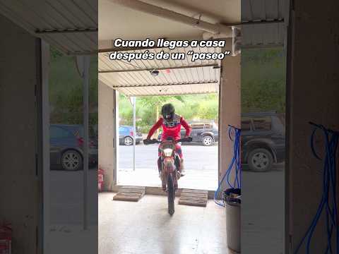 ASI SON LOS PASEOS EN MOTO DE ENDURO!💀 #enduro #motero #motos #motor