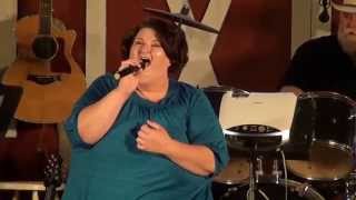 April Sanders sings Mi Vida Loca at the Gladewater Opry 7 18 15