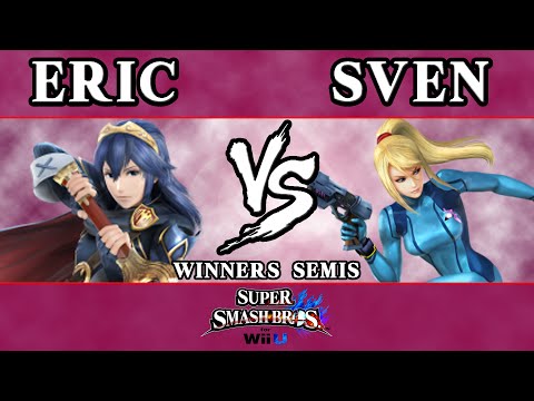 SSB4 Tournament #2 - Eric (Lucina) Vs. Sven (Zero Suit Samus) Winners Semis