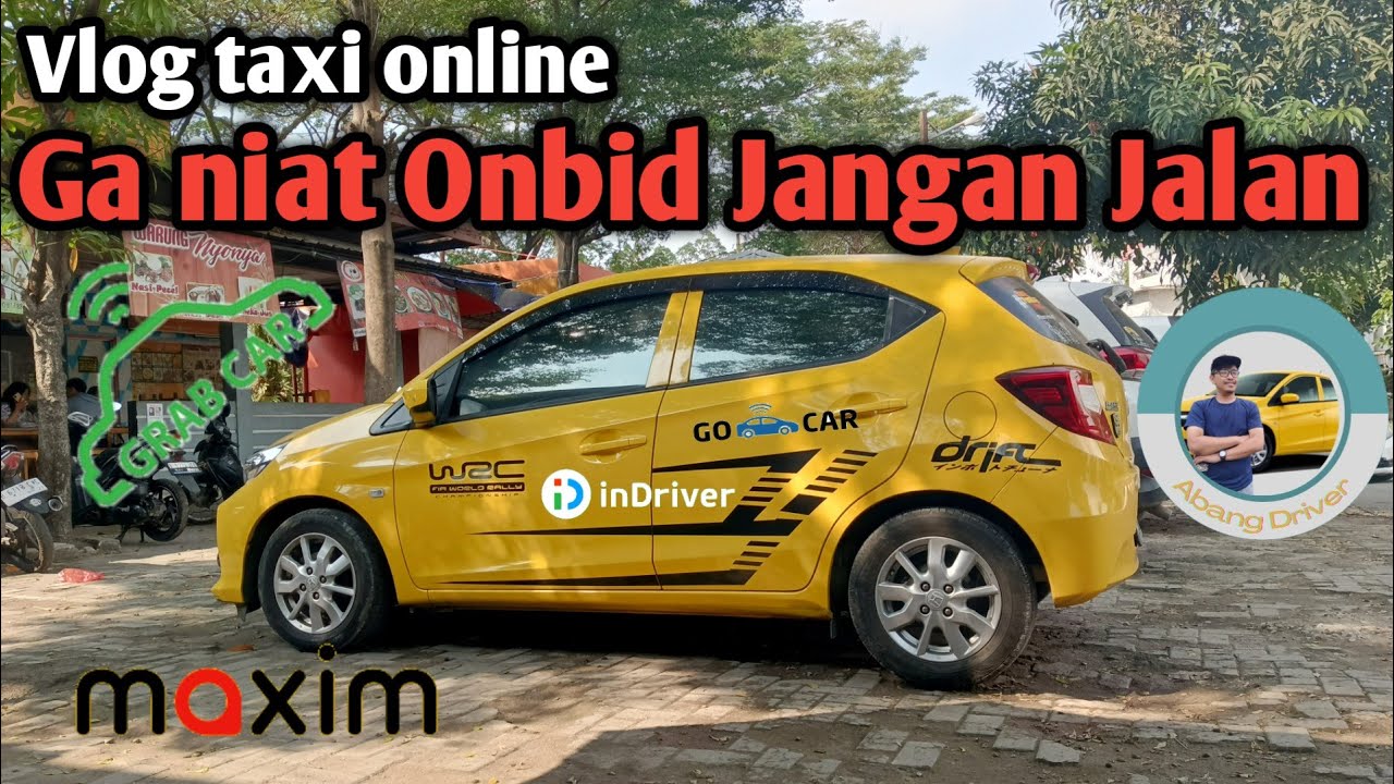 Vlog Taxi Online edisi RUNGKAD | Grab car | Gocar | Maxim | Indriver |