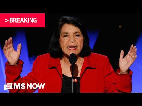 BREAKING: Labor rights leader Dolores Huerta has died at 96