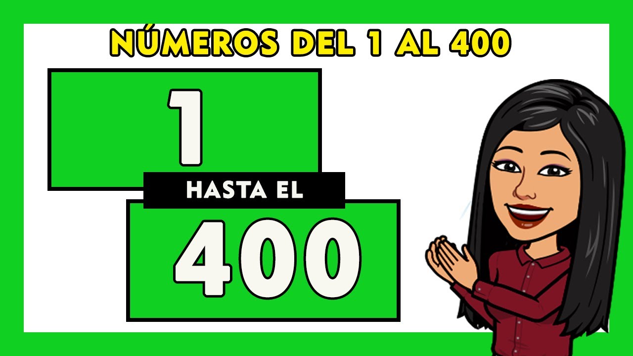 ✅Números del 1 al 400 en letras en español | Spanish Numbers 1 - 400