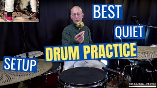 A Quiet Drumming Setup That