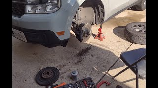 22-24 Ford Maverick Brake Replacement | Brake Service Mode Activation