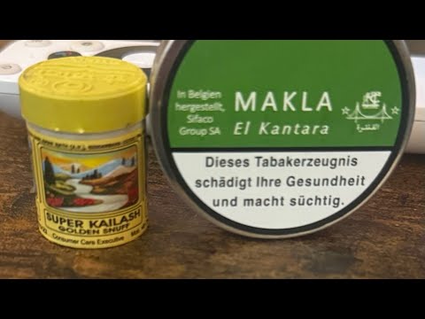 6 Photo Super Kailash Nasal Snuff & Makla El Kantara Review!