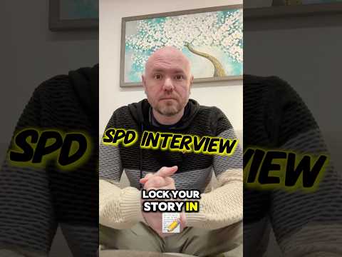 Why This First Interview Question Makes or Breaks Your SPD Career?