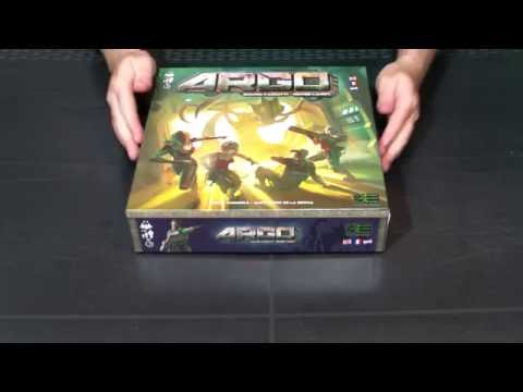 Argo by Bruno Faidutti and Serge Laget published by Flatlined Games - Open the box!