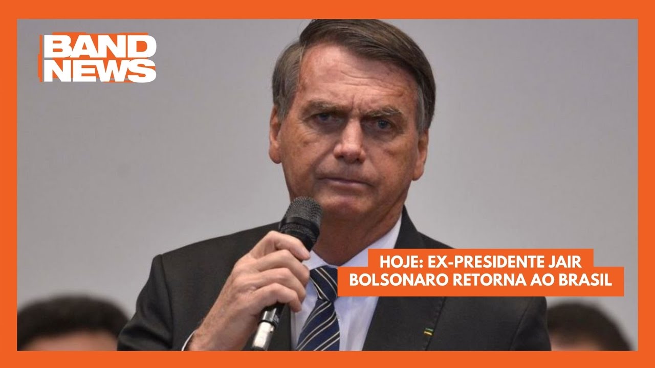 Watch Now Hoje: Ex-presidente Jair Bolsonaro retorna ao Brasil | BandNews TV Hoje: Ex-presidente Jair Bolsonaro retorna ao Brasil | BandNews TV