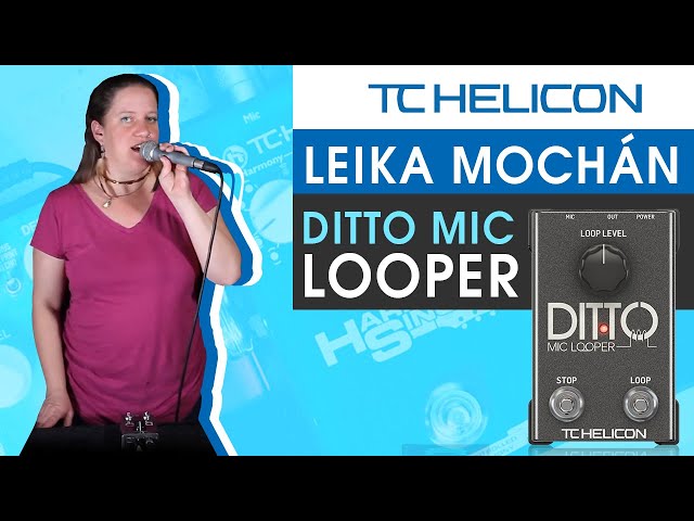 Vídeo relacionado con TC Helicon DITTO MIC LOOPER Pedal Looper de dos botones fácil de usar para voces e instrumentos acústicos