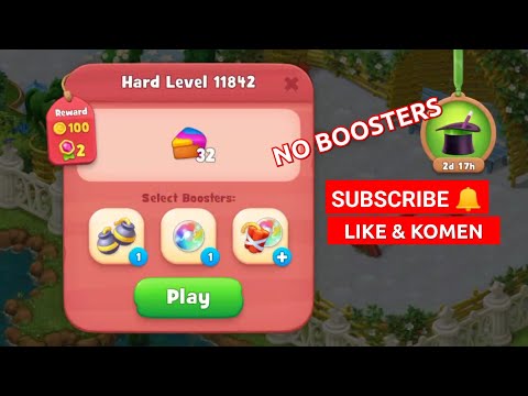 GARDENSCAPES HARD LEVEL 11842 NO BOOSTERS | MARI MAIN BERSAMA