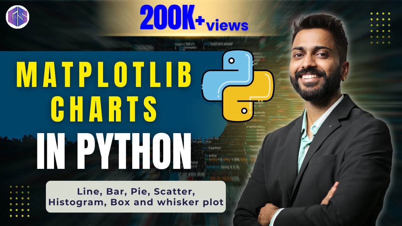 Lec-45: Types of Charts in Python | MatplotLib | Python for Beginners