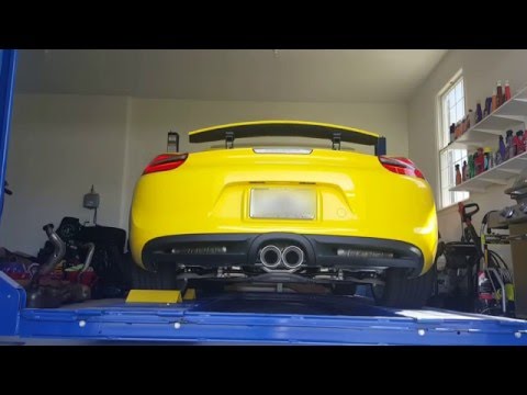 2015 Porsche Cayman S (981) with Borla Exhaust