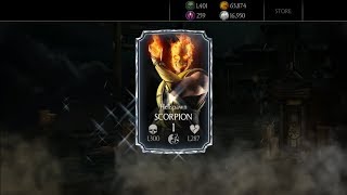 Opening 7 Elite Packs Unlocking Hellspawn Scorpion - Mortal Kombat X Mobile