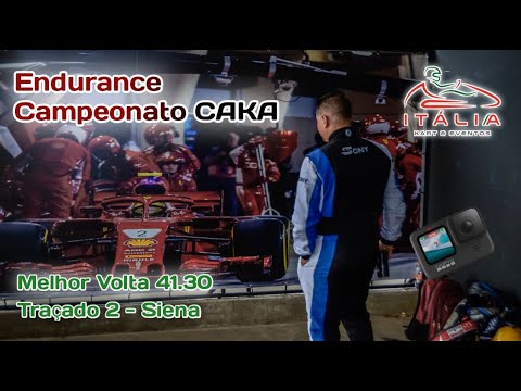 Endurance - Kartódromo Valinhos - Itália Kart & Eventos - Traçado 2 Siena - Melhor volta 41.30
