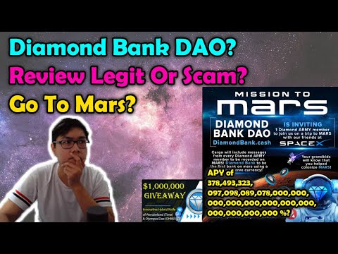 Diamond Bank DAO Review, Make $1Trillion with $1 within 1 fking day?!