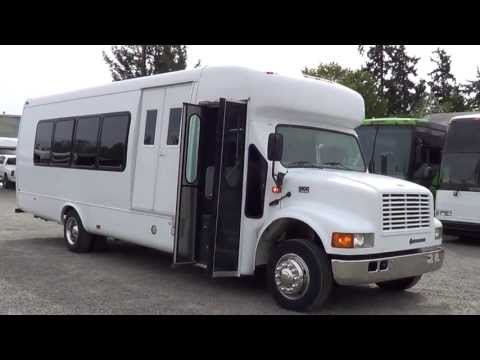 Northwest Bus Sales - 2002 IC Startrans 19 + 2 Wheelchair Rear Luggage Bus For Sale - S07078