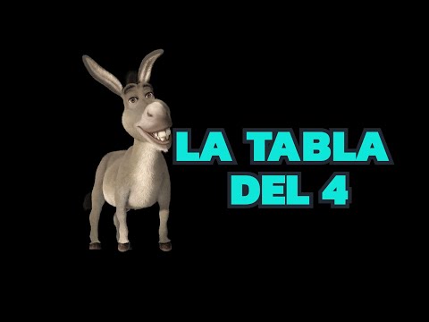 LA TABLA DEL 4 👋