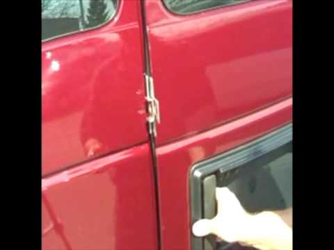 Ford Van Sliding Door Installation Instructions