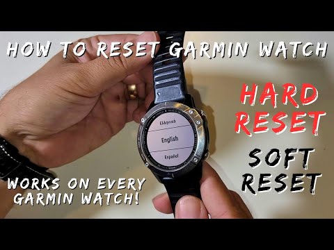 Garmin Fenix 7 How to RESET, SOFT RESET and HARD RESET- Works on all Gamin Watches! Hard Reset Gamin