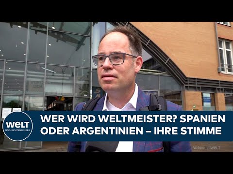 Video Thumbnail: WM 2026: Spanien oder Argentinien? Vor dem großen Finale! So tippen Passanten das Endspiel!