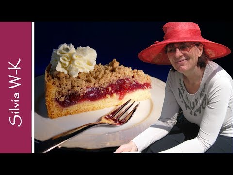 Firefighter cake / cherry crumble cake