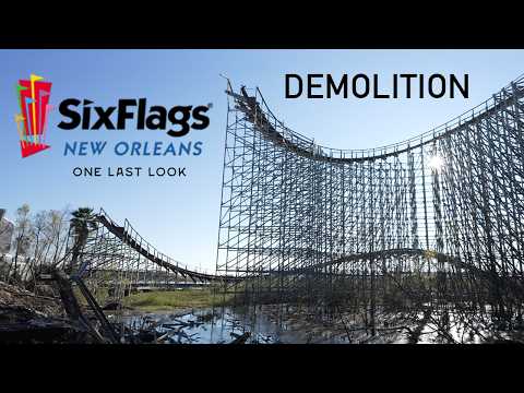 Six Flags New Orleans Before Demolition - My Final Visit